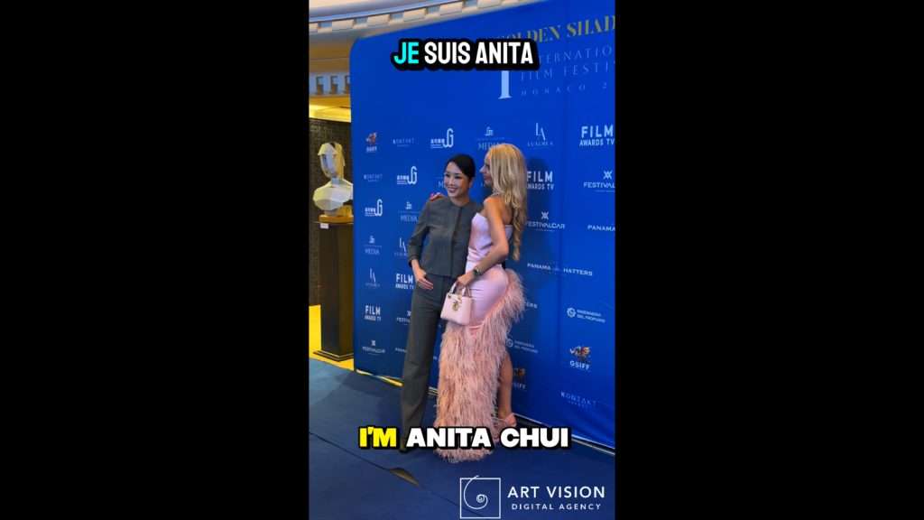 Anita Chui 1st edition GSIFF Golden Shadow International Film Festival Cinema Monaco Monte Carlo ART VISION Digital Agency artvision mc Serena Fedora Bonomi Karkour